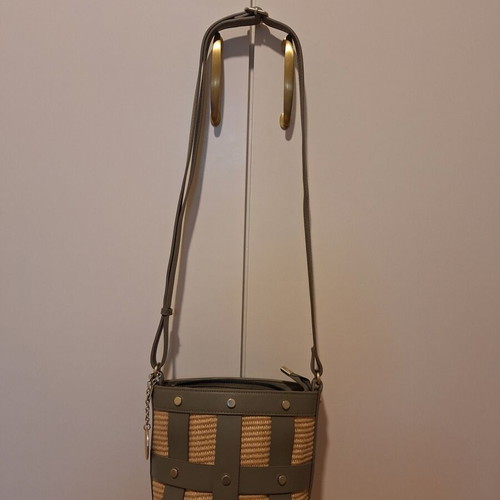 Tamaris crossbody bag, grey and beige
