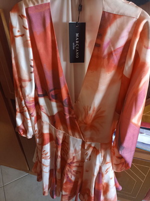 Marciano by Guess Summer Dress New Size 42 Red Yellow