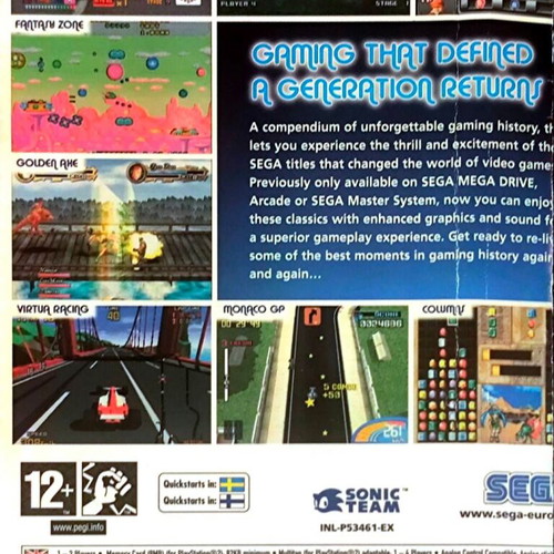 Sega Classics Collection PS2 μεταχειρισμένο, παιχνίδια παζλ
