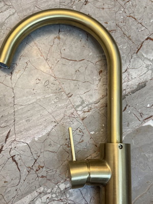 Delsjön Kitchen Faucet Used, Brass Color, Ikea