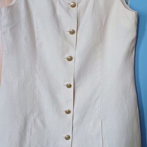 Lucifair beige skirt and blouse set like new, size 46
