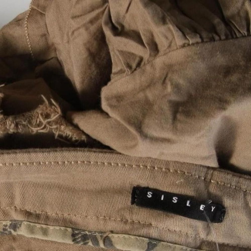 Sisley asymmetrical skirt beige like new