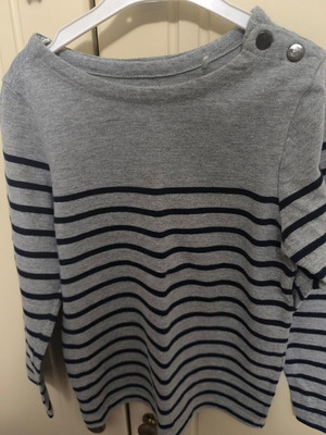 Orchestra long-sleeve shirt used for 3-4 years old gray and blue