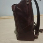 Guy Laroche brown leather backpack new