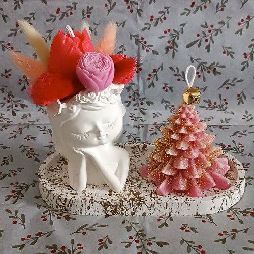 Porcelain and scented candle composition new