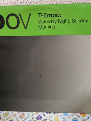 T-Empo Saturday Night, Sunday Morning vinyl record used, electronic