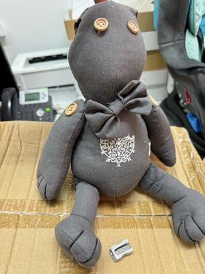 Door stopper rabbit new handmade for door stop