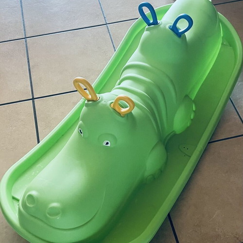 Hippo Rocker green like new