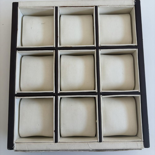 Display tray for watches and bracelets, used, 9 slots