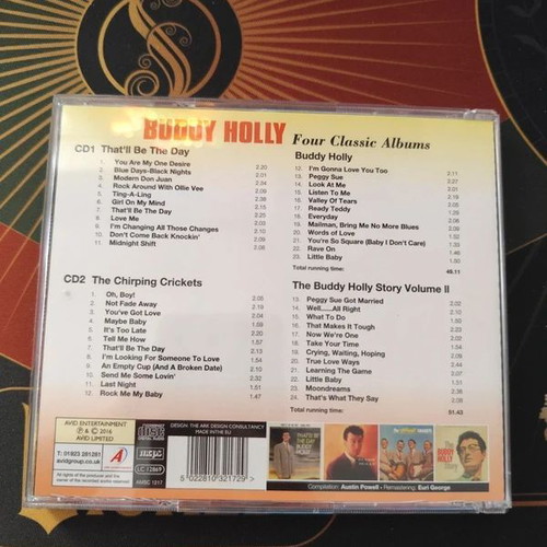 Buddy Holly Four Classic Albums CD used, rock, 2 discs
