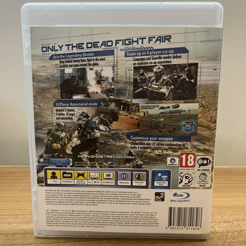Ghost Recon Future Soldier PS3 game used