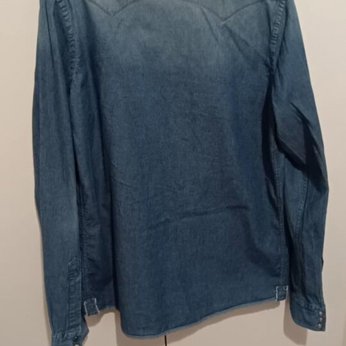 Women's denim shirt like new, size M, blue