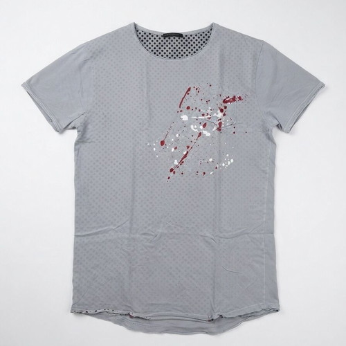 Martini men's grey T-shirt XXL with paint splatter effect, like new