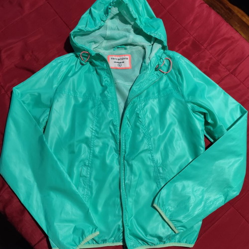 Terranova Short Jacket XL like new aquamarine mint windbreaker