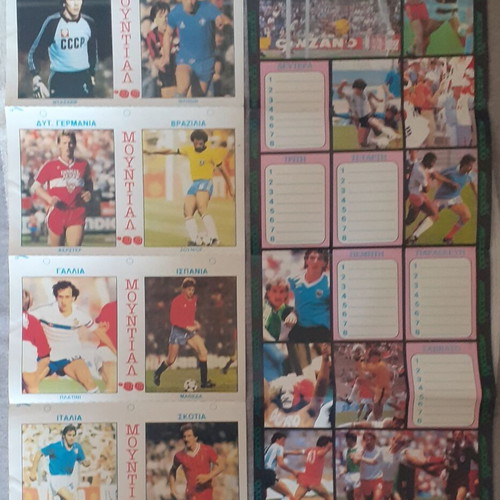 Blek Mundial 1986 magazine scraps and posters collection