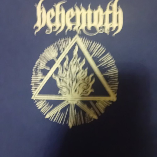 Behemoth women's t-shirt used, Satanist album official merch, size S