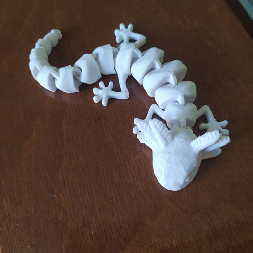 3D Printed Axolotl Articulated Fidget Toy made to order