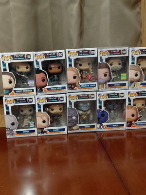 Funko Pop Thor Love And Thunder 10 φιγούρες σαν καινούργιες