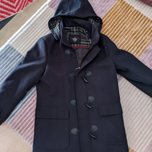 Sogo Exclusive men's duffle coat used, size 50, blue
