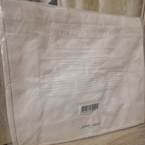 Giorgio Armani Beauty shoulder tote bag, new sealed