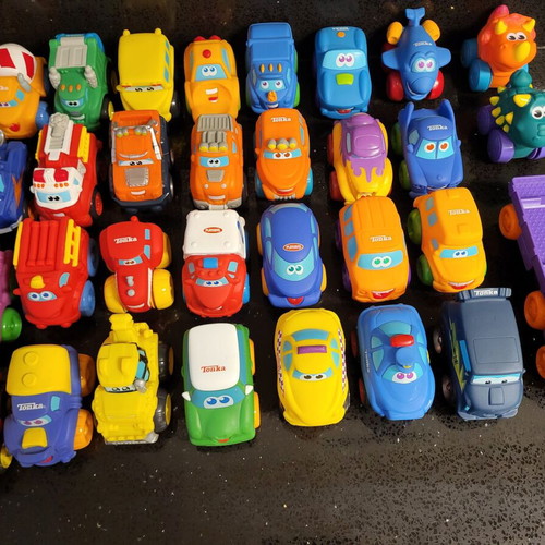 Tonka Hasbro vehicles new, collection of 31 Chuck & Friends