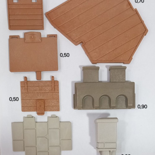 Playmobil parts used, castle pieces