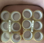 Packaging tape pack of 12 transparent, new