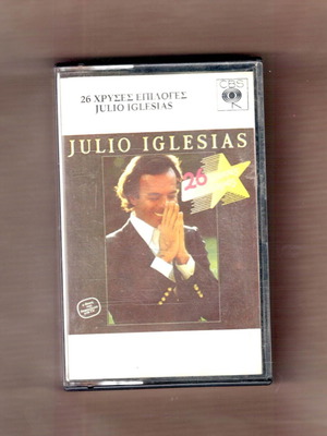 Julio Iglesias 26 Golden Hits cassette used, pop