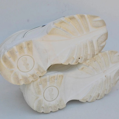 Buffalo white chunky platform sneakers size 37 Y2K
