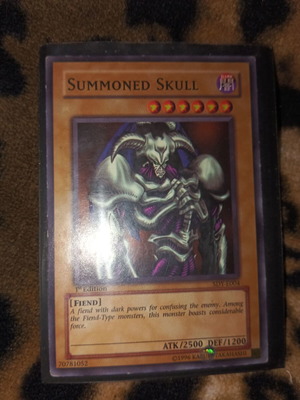 Yu-Gi-Oh Summoned Skull 1st Edition SDY μεταχειρισμένο από Starter Deck Yugi