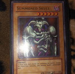 Yu-Gi-Oh Summoned Skull 1st Edition SDY μεταχειρισμένο από Starter Deck Yugi