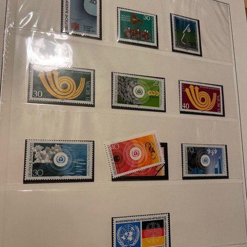 German stamps 1971-1980 like new
