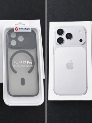Apple iPhone 17 Pro 256GB Silver, new sealed with wireless charging case