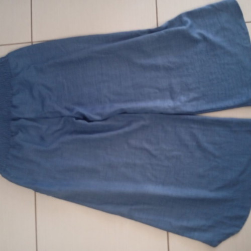 Wide leg pants wrap design blue, like new, size XL