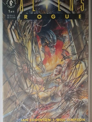 Dark Horse Comics Aliens: Rogue Mini issues #1-4 like new