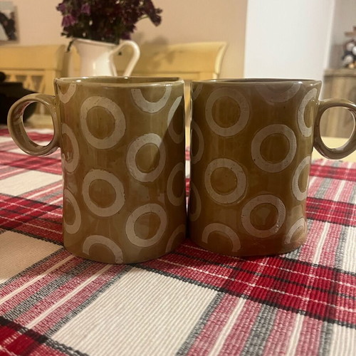 Zara Home mugs like new, set of 2 large for tea and coffee