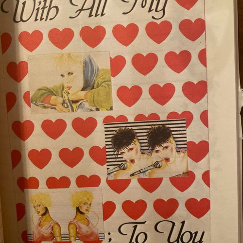 Vintage diary used, blank, missing first two pages
