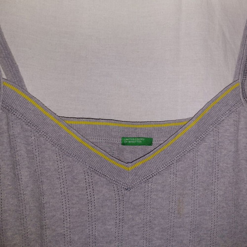 Benetton women's top size M like new, gray