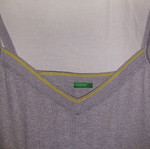 Benetton women's top size M like new, gray