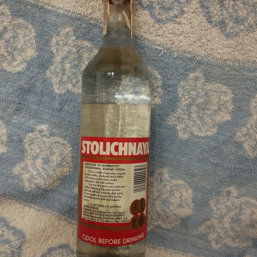 Stolichnaya Russian vodka new