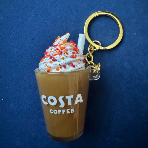 Costa Coffee coffee keychain like new