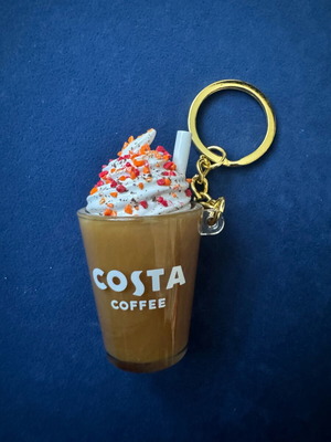 Costa Coffee coffee keychain like new