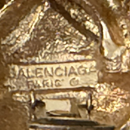 Balenciaga Paris Vintage Σκουλαρίκια καινούργια, μεγάλα επώνυμα