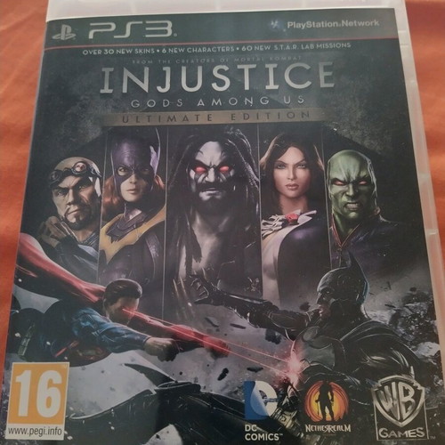 Injustice Ultimate Edition PS3 μεταχειρισμένο παιχνίδι μάχης