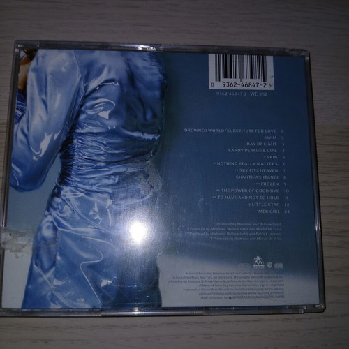 Madonna Ray of Light CD, pop