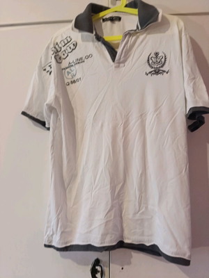 Abrand Jeans men's polo xxl like new, black and white