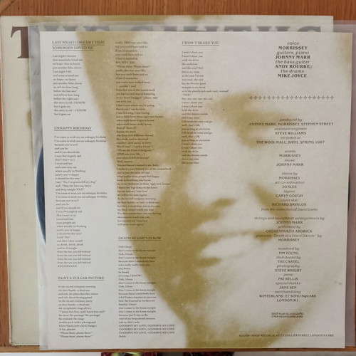 The Smiths Strangeways, Here We Come vinyl used, original Greek press 1987