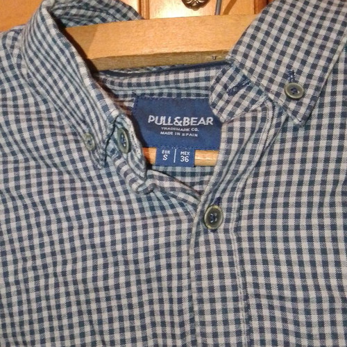 Pull & Bear men's dress shirts pack of 2, size small, summer fabric