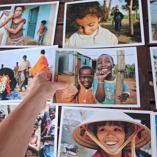 Portrait cards collection like new, set of 10