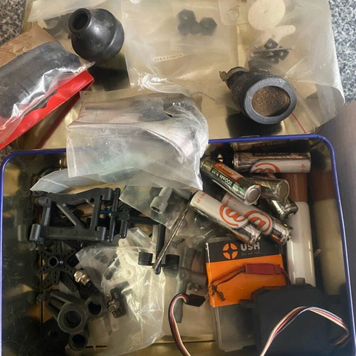 Kyoso WFO5 remote control car used with many extras and gear issue
